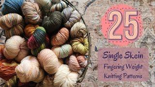 25 One-Skein Patterns for That Special Skein of Fingering Weight Yarn