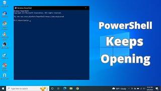 Fixed! - Windows PowerShell Keeps Popping Up Randomly