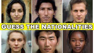 Guess the Country - Average Faces of 48 Nationalities (AI Generated)