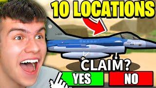 How To FIND ALL 10 F16 PART LOCATIONS In Roblox Military Tycoon! SPEC-OPS THE RIVETER II QUEST!