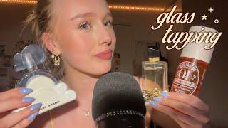 ASMR perfume collection ~ glass tapping & close whispers