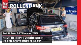 Audi A4 Avant 3.0 TDI quattro (2016) - Op de rollenbank