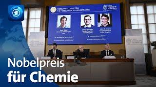 Chemie-Nobelpreis geht an drei Proteinforscher