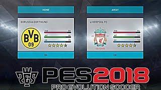 PRO EVOLUTION SOCCER 2018 (PES 2018) XBOX 360 GAMEPLAY