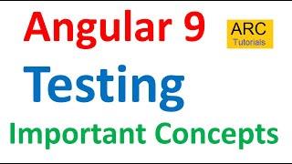 Angular 9 Tutorial For Beginners #68- Testing Fundamental Concepts