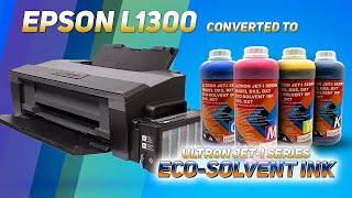 HOW TO CONVERT EPSON L1300 TO ECO-SOLVENT INK WITH KIT