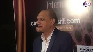 Mehul Kumar ,Shyam Singhania,Yogesh lakhani ,Ayub Khan at launch of Cinedreams Int Film festival