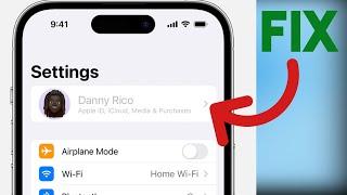 Apple id settings name Findmy iCloud access are greyed out on iPhone on IOS 17 : Fix