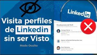 Cómo evitar que sepan que visitaste un Perfil en Linkedin  #linkedin #dev