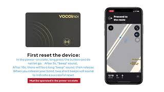 VOCOlinc Card-Style Versatile Bluetooth Tracker-VT2202