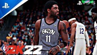 NBA 2K22 [PS5 UHD] Brooklyn Nets vs Philadelphia Sixers | Ultra Graphics Next Gen 4K Gameplay