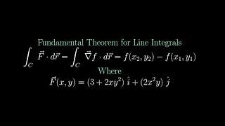 Fundamental Theorem for Line Integrals :: Conservative Vector Field Line Integral
