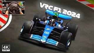 The NEW VRC Formula Alpha 2024 is HERE ! Nordschleife Assetto Corsa Steering Wheel gameplay