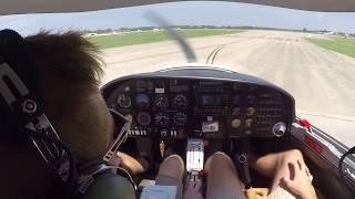 DA-20 Pattern entry, landing, contacting ground, after landing checklist, engine shutdown checklist