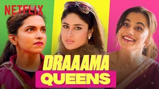 ⁠Desi Drama Queens & Their ICONIC Dialogues  Ft. Kareena, Deepika, Kiara & Taapsee