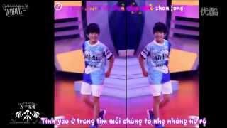 [Fancam/Vietsub-Kara] Kẹo bông gòn - Dịch Dương Thiên Tỉ