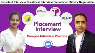 Campus Interview | Placement Interview Preparation | Mock interview for campus placement