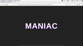 CSS Glitch Hover Effect on Text, CSS glitch эффект из фильмов ужаса при наведении на текст