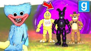 FIVE NIGHTS AT FREDDY'S VS HUGGY WUGGY (POPPY PLAYTIME) Garry's Mod Sandbox - GMOD FNAF