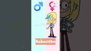 The Loud HouseGender Swap (Part 2)#shortsfeed #genderswap  #theloudhouse #youtube