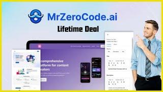  Discover MrZeroCode Lifetime Deal: Build Stunning Websites Fast with AI-Powered No-Code Platform!