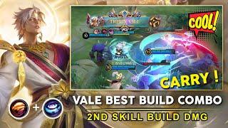 VALE THE BEST COMBO 2nd Skill STOP ON HIT  Build and Emblem Set | MLBB Gameplay