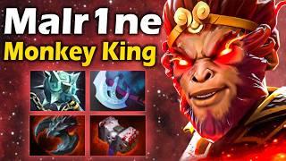 Малрин на МК не Оставил Шансов Противникам! - Malr1ne Monkey King 7.37 ДОТА 2