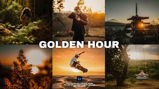 How To Edit Golden Hour Photography | Golden Hour Preset | Sunset Preset | Lightroom Free Presets