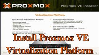 Install Proxmox Virtualization Platform