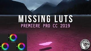 My  LUTS won't show after Adobe Premiere CC 2019 Update (FIX)