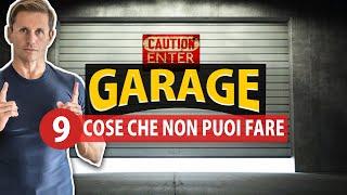 9 COSE che non puoi fare in GARAGE | Avv. Angelo Greco