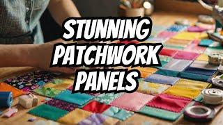  Sewing Vinyl Scraps: Create Stunning Patchwork Panels! | DIY Crafting Tutorial