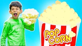 Jason and Alex learn to make the biggest popcorn in the world