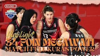 Highlight Poin Megawati Hangestri I Red Sparks vs Hyundai Hilstate Ronde 1 V-League 2024-2025 I Home