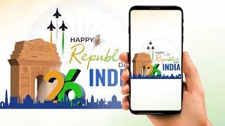26 January Happy Republic day India Motion Graphics | Royalty Free