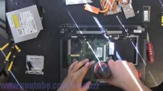 HP COMPAQ NW8440 take apart video, disassemble, howto open (nothing left) disassembly disassembly