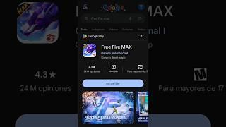 Cómo actualizar free fire Max después de la actualización #freefire #videojuegos #garenafreefire #ff