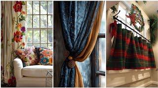 Vintage Curtains design and decorating ideas. Vintage Curtains ideas. #vintagestyle #curtains #decor