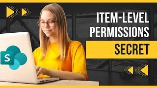 Easy Item Level Permissions In SharePoint Online!