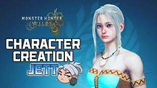 Valorant's JETT in MONSTER HUNTER WILDS - Female Character Creation Tutorial