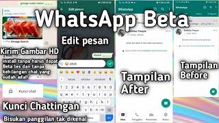 Cara Install WhatsApp Beta tanpa harus dapat Beta Tes dan tanpa harus kehilangan chattingan lama