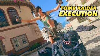 New Operator Tomb Raider Play For Sport Finishing Move - MW2 & Warzone 2 Lara Croft Execution
