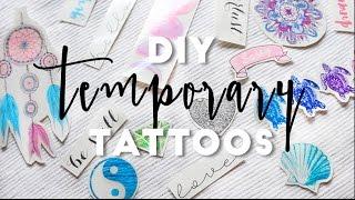 DIY Temporary Tattoos | Super Easy! | Hermione Chantal