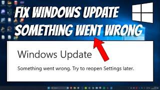 How To Fix Something Went Wrong Try to Reopen Settings Later Windows Update