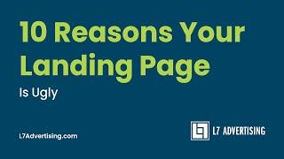 Ways To Know If You Have An Ugly Landing Page