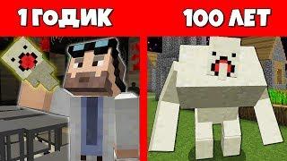 How SCP-030 Gomunkul Lived in Minecraft Evolution Mobs 1 Year Old 100 Years / How the Cycle