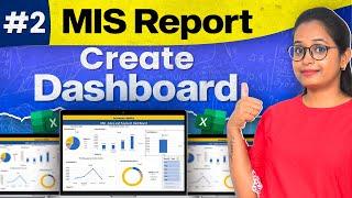 #2 MIS Report- Dashboard | Excel Reporting and Analysis Skills | Accountants