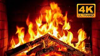  Fireplace 4K UHD! Fireplace with Crackling Fire Sounds. Fireplace Ambience