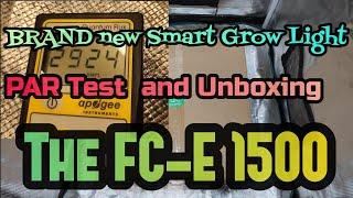 Brand New 2024 Smart LED grow Light Mars Hydro FCE-1500 Unboxing / Par Test