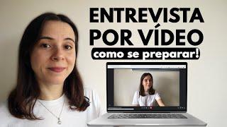 DICAS PARA ENTREVISTA DE EMPREGO ONLINE | COMO TER SUCESSO NA ENTREVISTA POR VIDEOCHAMADA! 